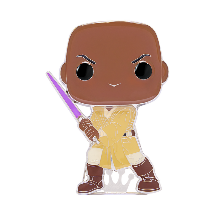 Funko Pop! Pins: Star Wars - Mace Windu Glow-In-The-Dark Pin