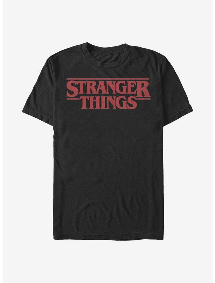 Stranger Things Logo Adult T-Shirt - Fundom