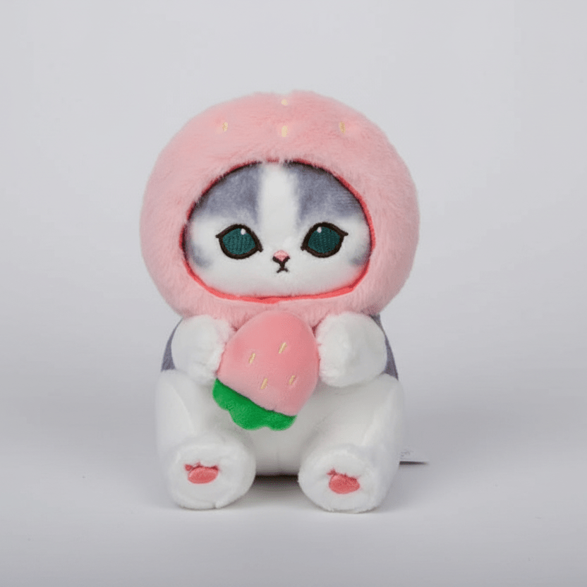 Mofusand Kawaii Strawberry Cat Plush 9" - Fundom