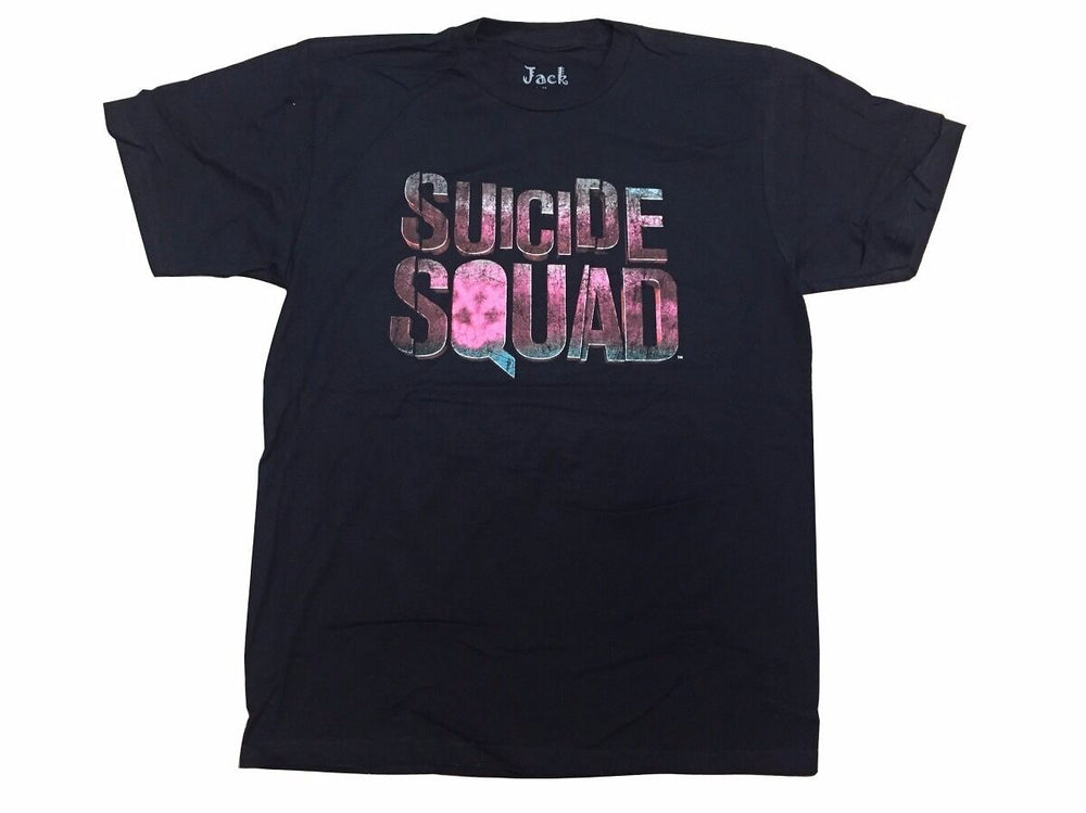 Suicide Squad Neon Logo DC Comics Premium Adult T-Shirt - Fundom