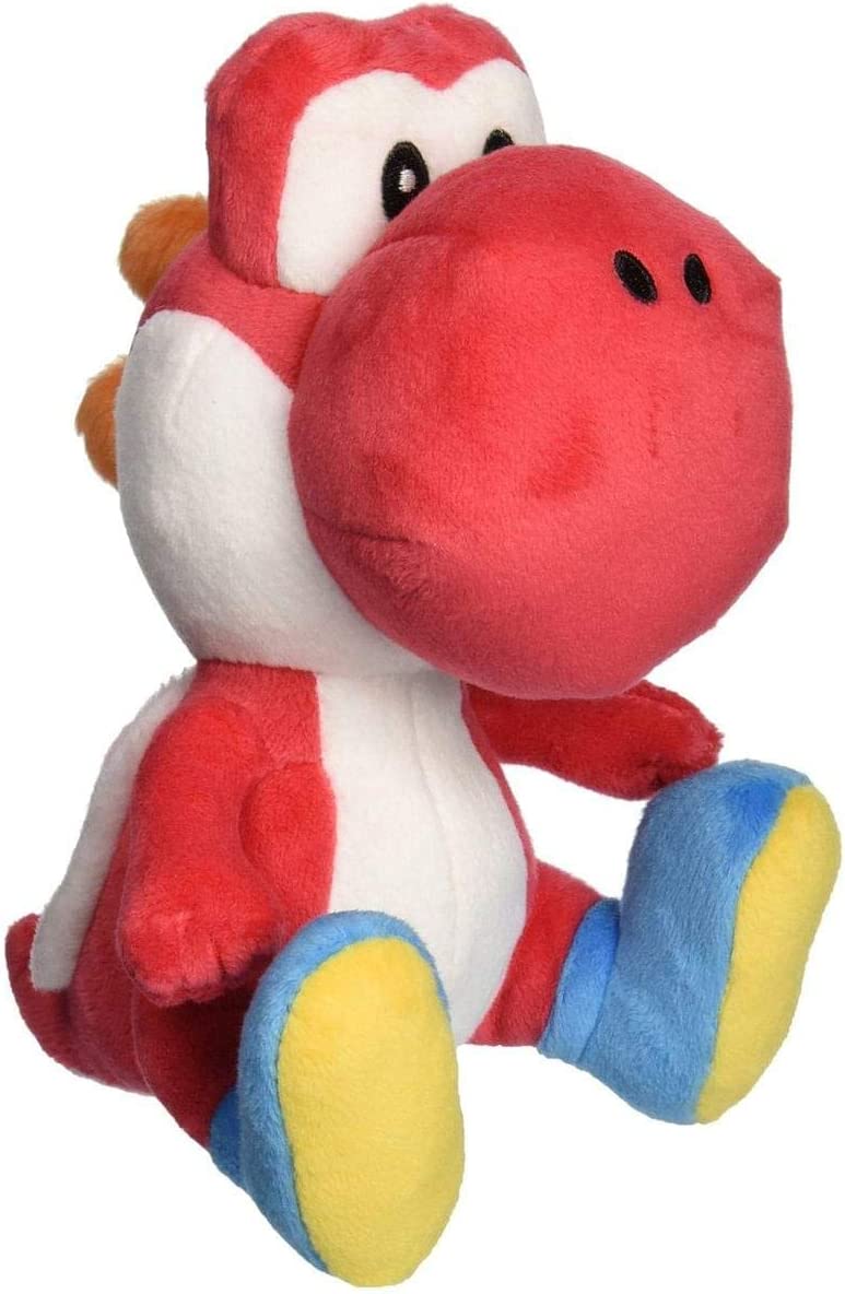 Super Mario All Star Collection Red Yoshi Plush, 7" - Fundom