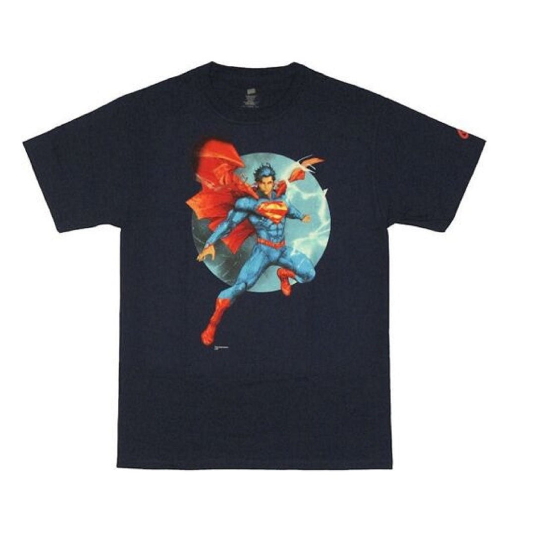 Superman 50 By Jim Lee DC Comics Adult Short Sleeve T-Shirt - Fundom