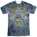 Superman Stand Your Ground Big Print Sublimation Adult T-Shirt - Fundom