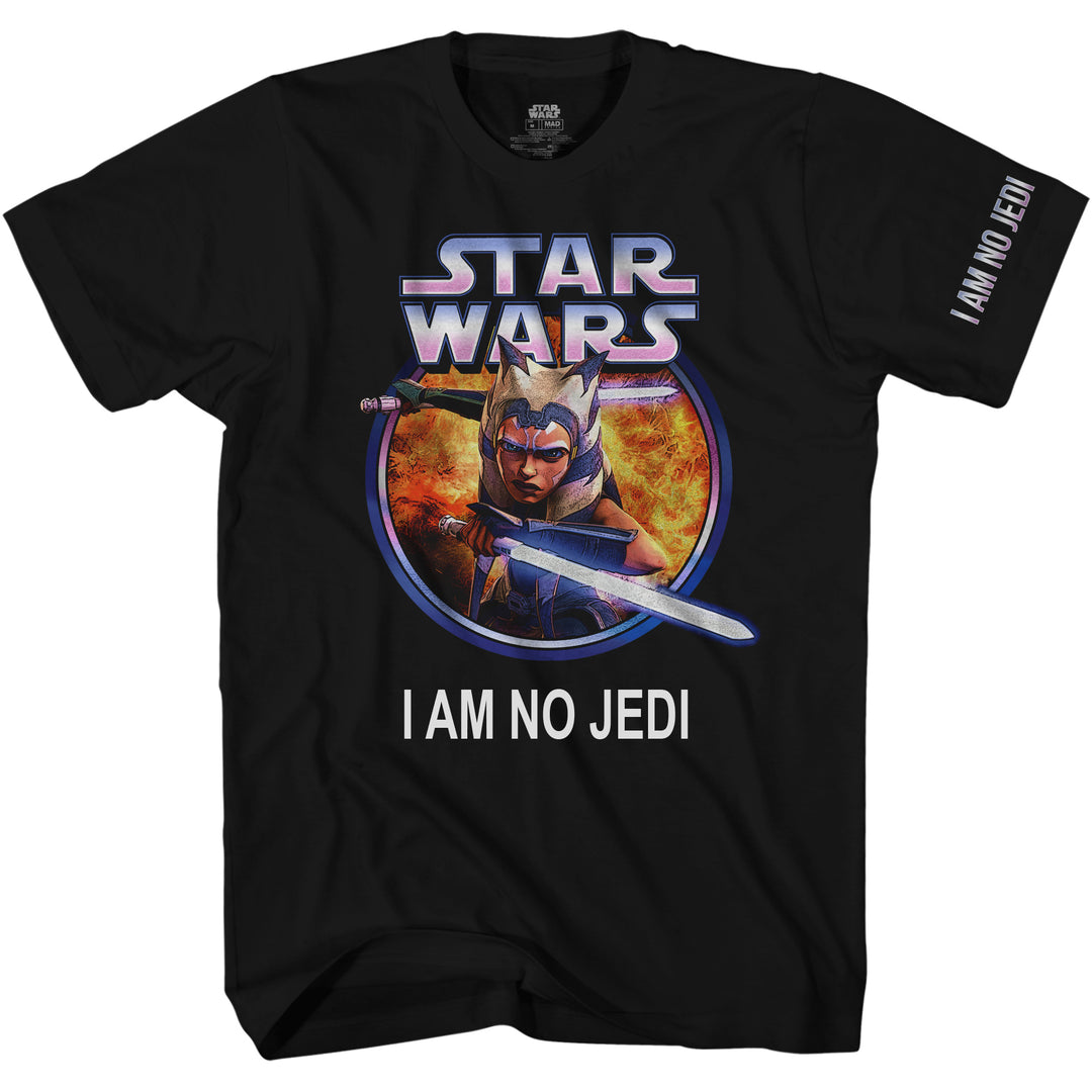 Star Wars Ahsoka Tano Jedi Fire Adult T Shirt