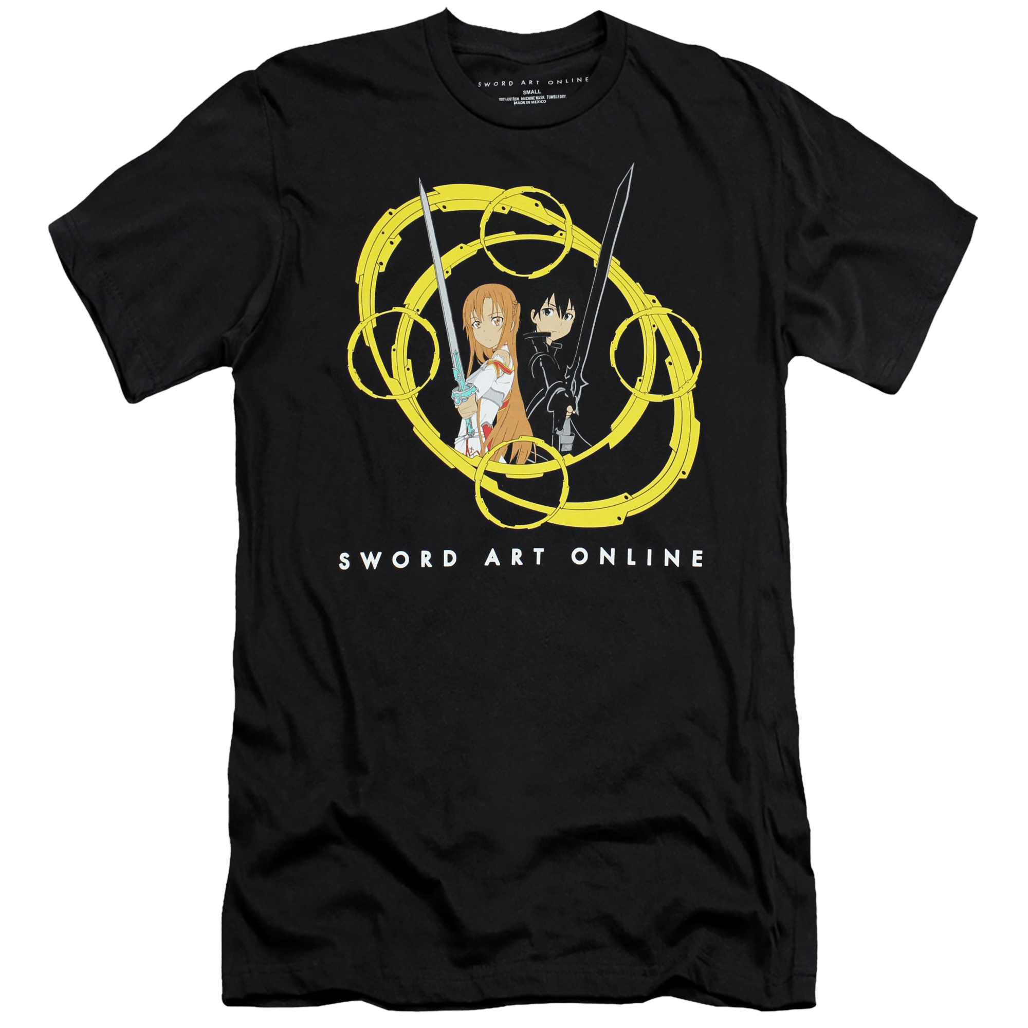 Sword Art Online Kirito & Asuna Circles II Adult Men T-Shirt - Fundom
