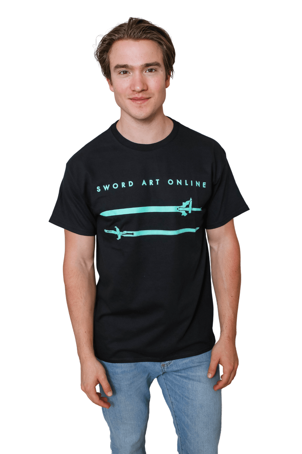 Sword Art Online Kirito Elucidator And Asuna Lambent Light Swords Adult T-Shirt - Fundom