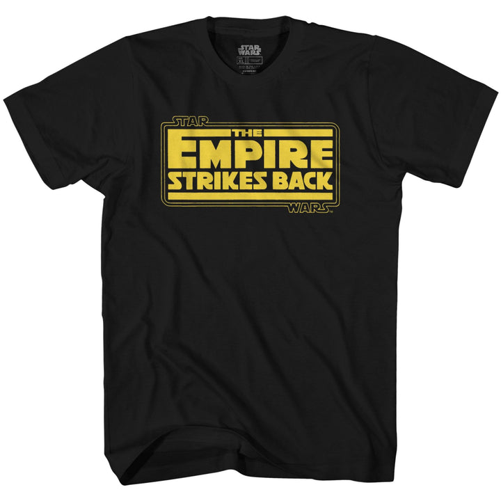Star Wars Empire Strikes Back 40th Anniversary Logo Adult T Shirt