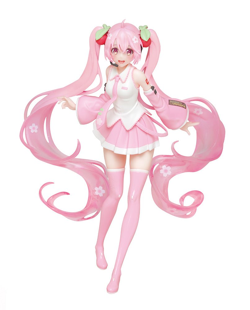 Taito - Vocaloid - Hatsune Miku Sakura Miku Newly Written Illustration Ver. Prize Figure - Fundom