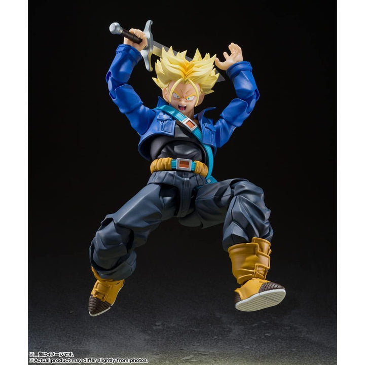 TAMASHII NATIONS - Dragon Ball Z - Super Saiyan Trunks - The Boy from The Future - Bandai Spirits S.H.Figuarts Action Figure - Fundom