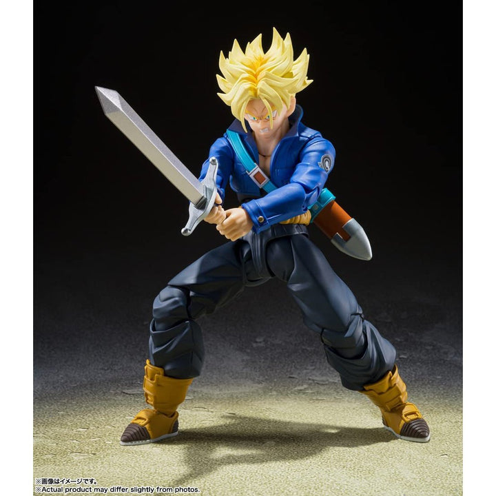TAMASHII NATIONS - Dragon Ball Z - Super Saiyan Trunks - The Boy from The Future - Bandai Spirits S.H.Figuarts Action Figure - Fundom