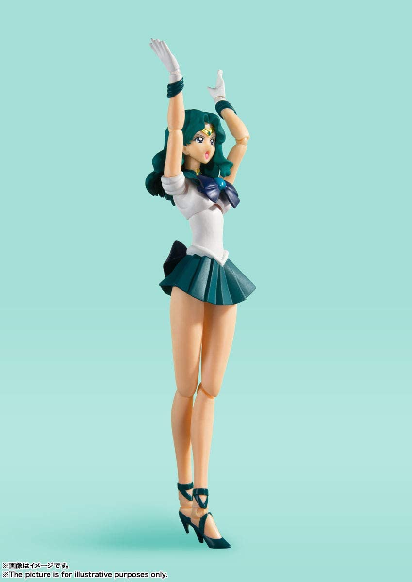 TAMASHII NATIONS Sailor Neptune Pretty Guardian Sailor Moon Bandai Spirits S.H.Figuarts Animation Color Edition - Fundom