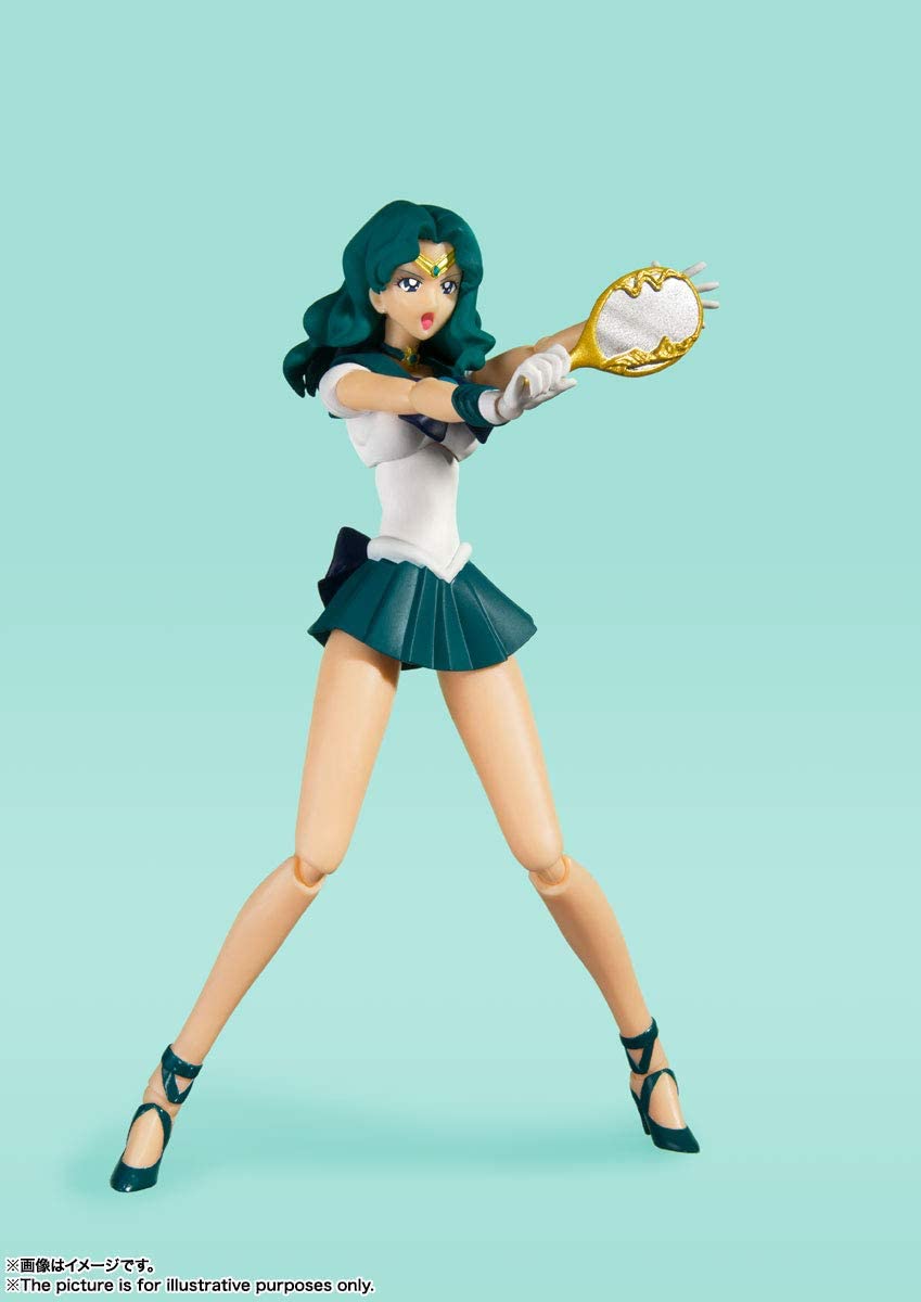 TAMASHII NATIONS Sailor Neptune Pretty Guardian Sailor Moon Bandai Spirits S.H.Figuarts Animation Color Edition - Fundom