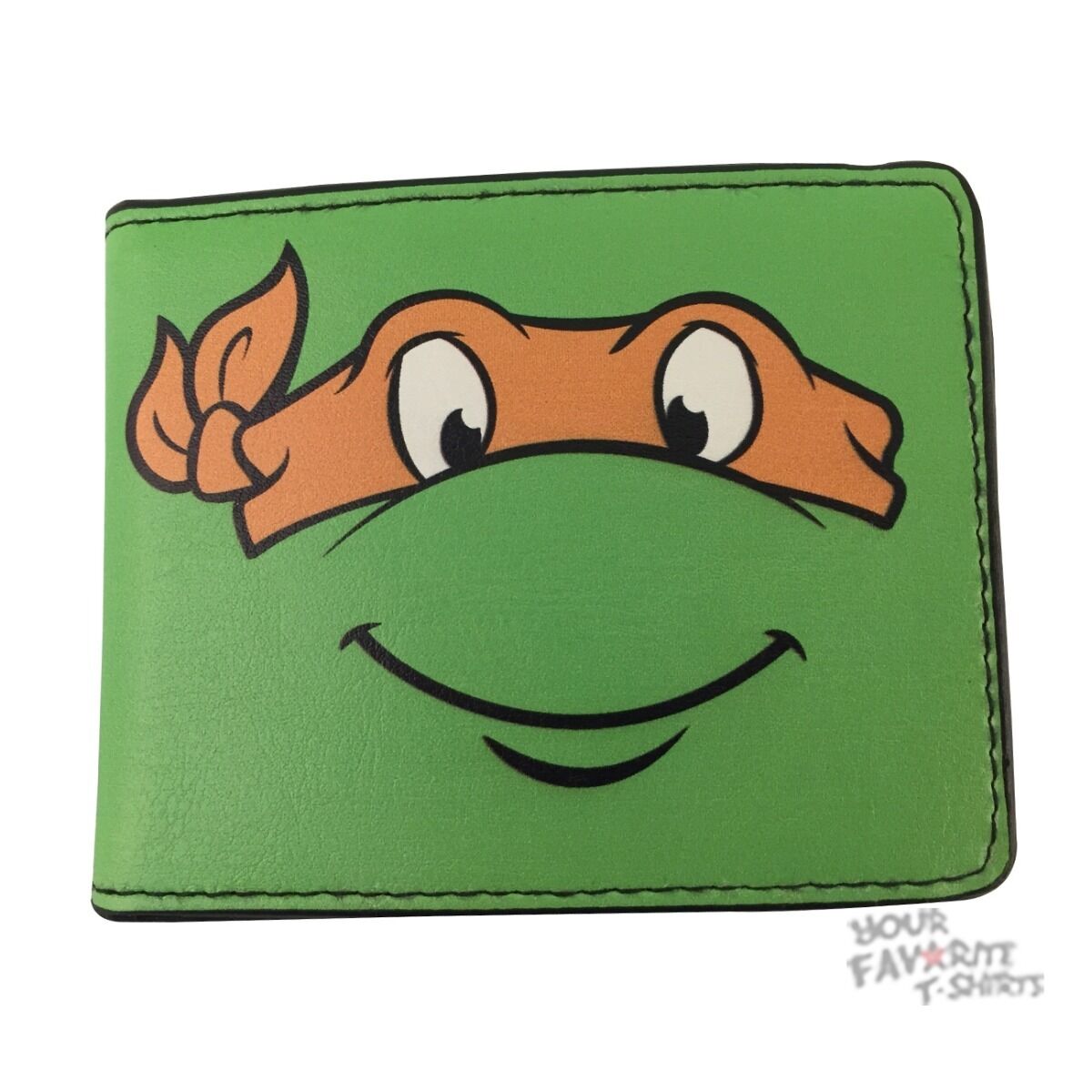 Teenage Mutant Ninja Turtles Michelangelo Face Adult Bi - Fold Wallet - Fundom