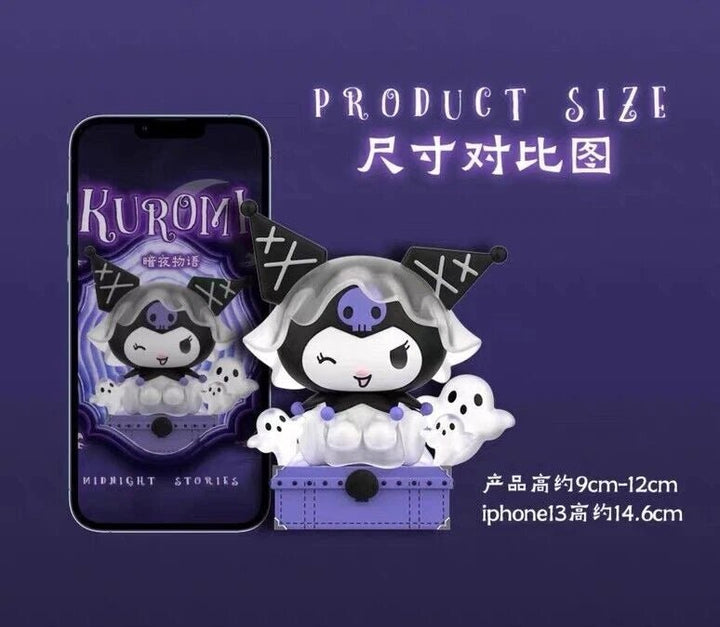 Ten Toy Kuromi Dark Night Stories Series Figures Blind Box - Fundom