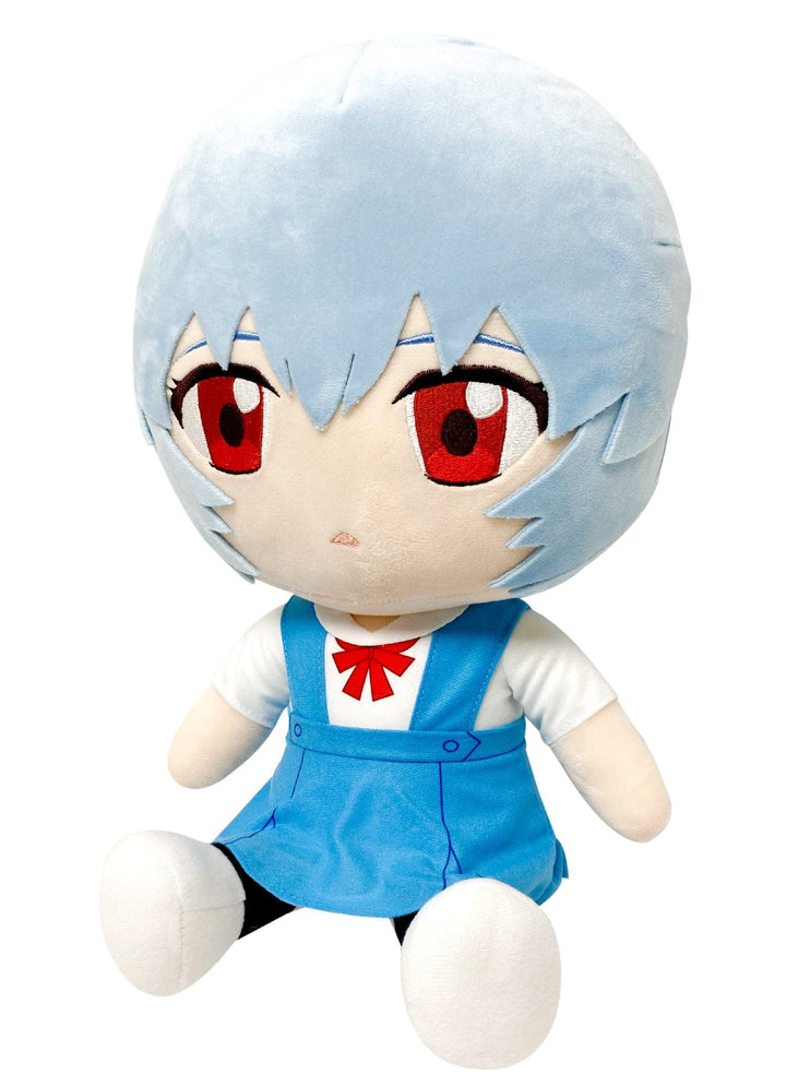 The End of Evangelion - Rei Ayanami Uniform Sitting Plush 12" - Great Eastern Entertainment - Fundom