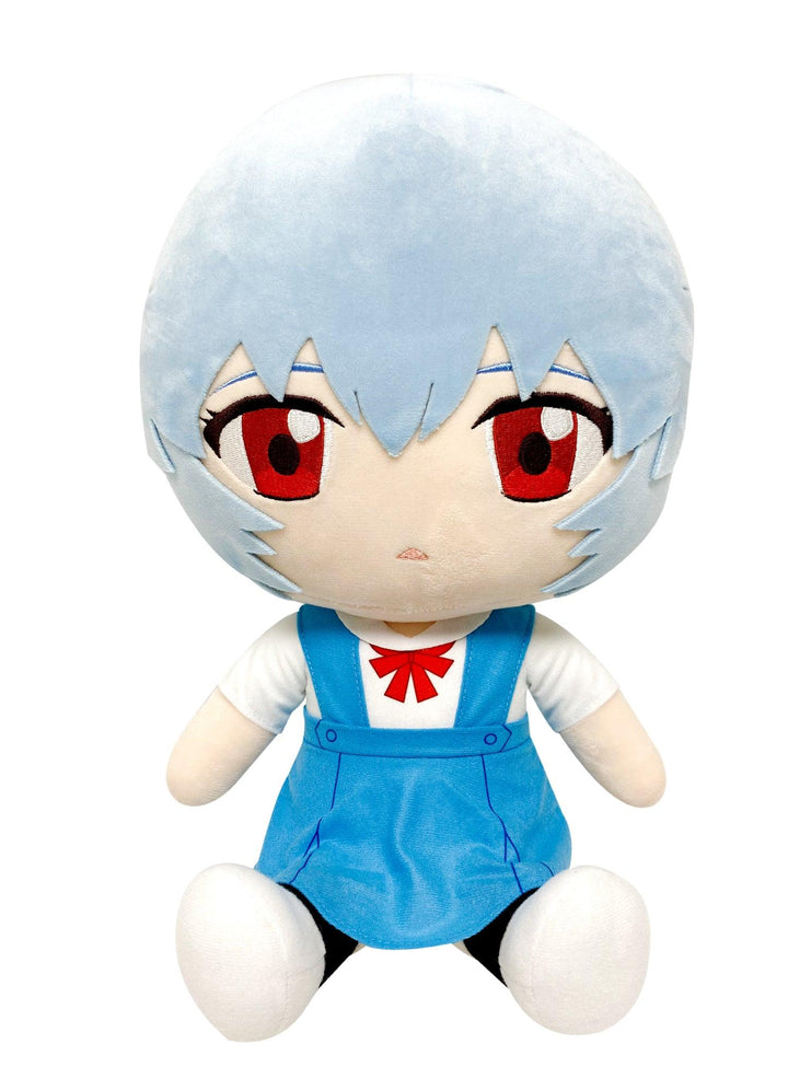 The End of Evangelion - Rei Ayanami Uniform Sitting Plush 12" - Great Eastern Entertainment - Fundom