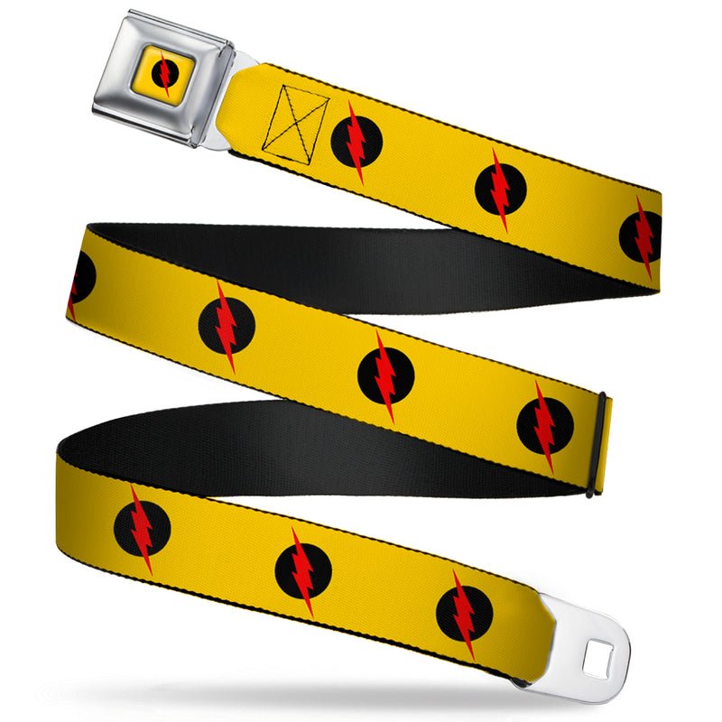 The Flash Reverse Flash Logo DC Comics Seatbelt Belt - Fundom