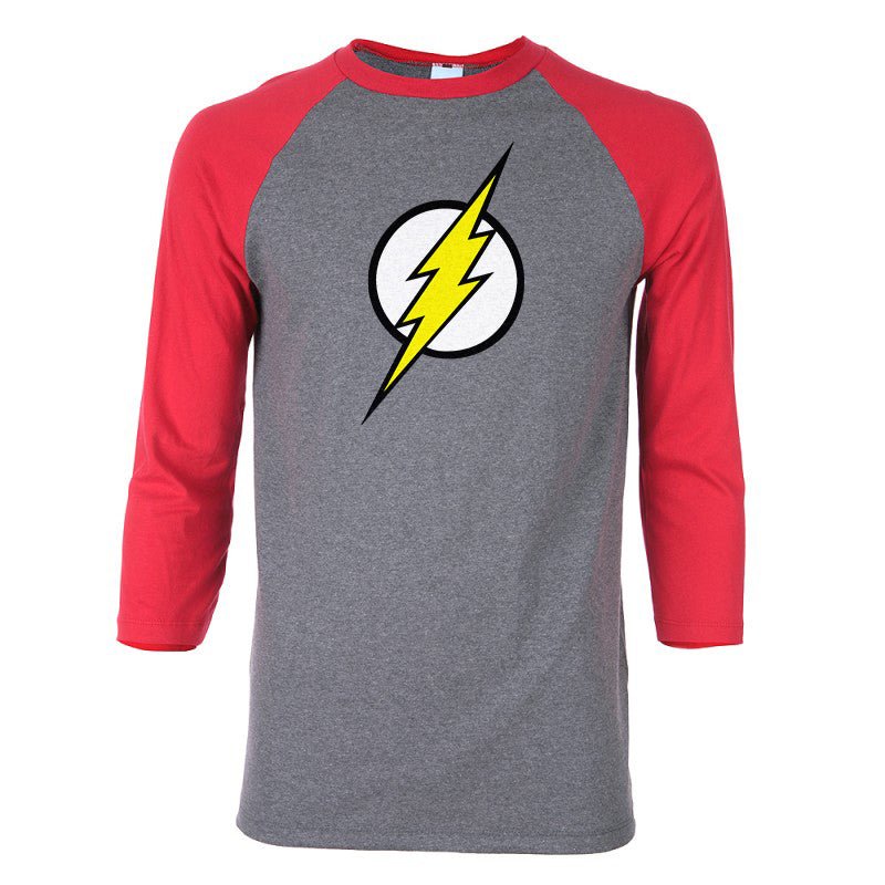 The Flash Symbol DC Comics Baseball T-Shirt - Fundom