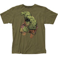 The Incredible Hulk Punch Officially Licensed Fitted Adult Unisex T-Shirt - Fundom