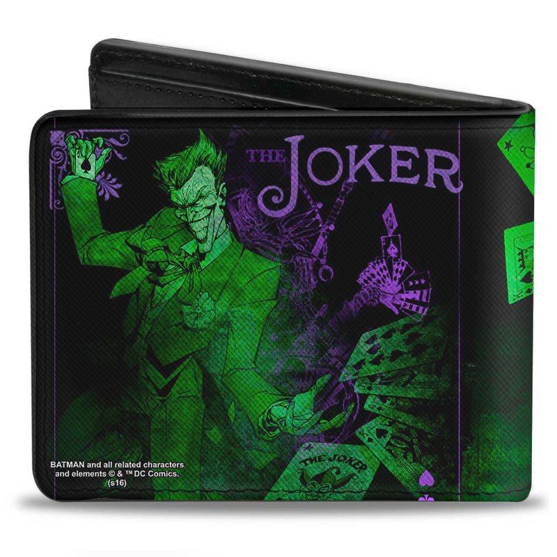 The Joker Card Flipping Poses DC Comics Bi - fold Wallet - Fundom