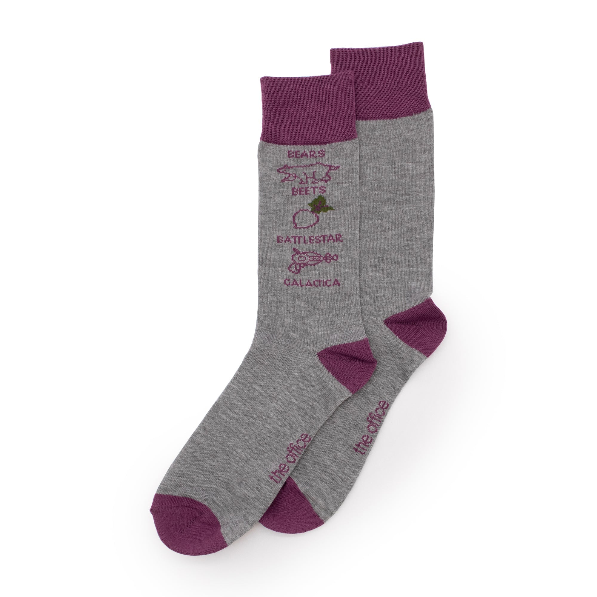 The Office Bears Beets Battlestar Crew Socks - Fundom