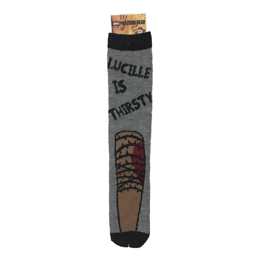 The Walking Dead Negan Lucille Is Thristy Adult Crew Socks - Fundom