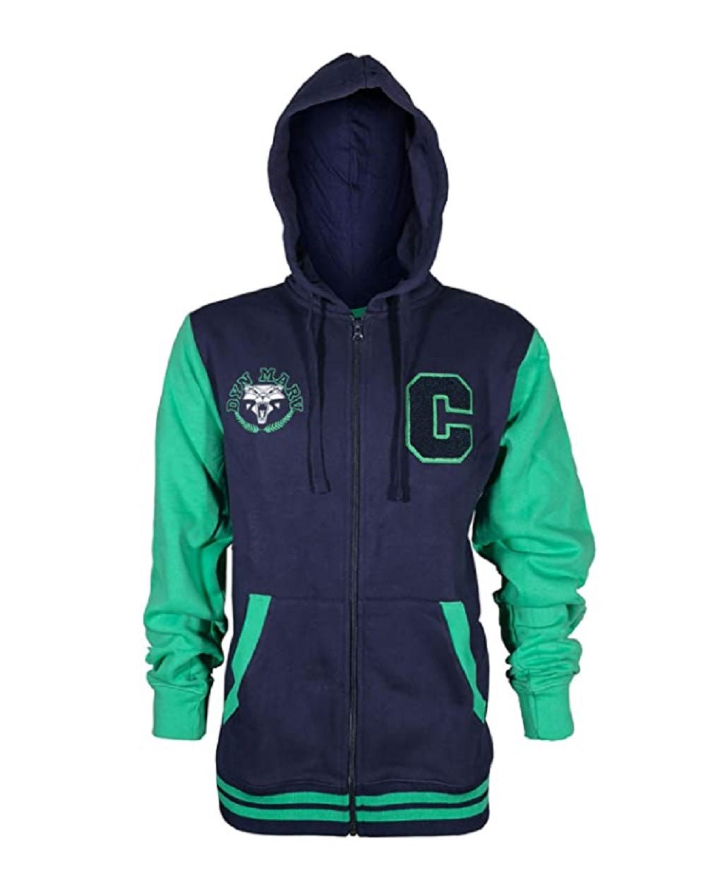 The Witcher 3 Cat School Pride Men's Gamer Zip - Up Hoodie - Fundom