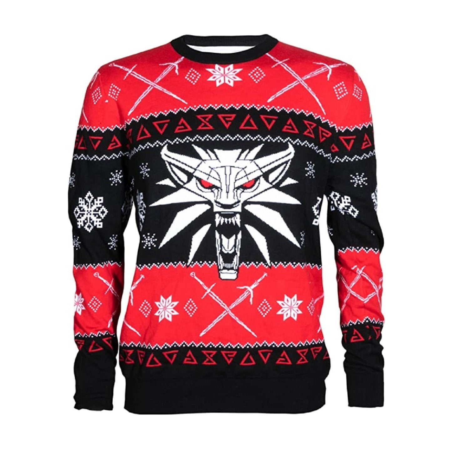 The Witcher 3 Dreaming of A White Wolf Ugly Christmas Holiday Sweater - Fundom