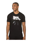 The Witcher 3 Men's White Wolf Silhouette Premium Cotton Adult T-Shirt - Fundom