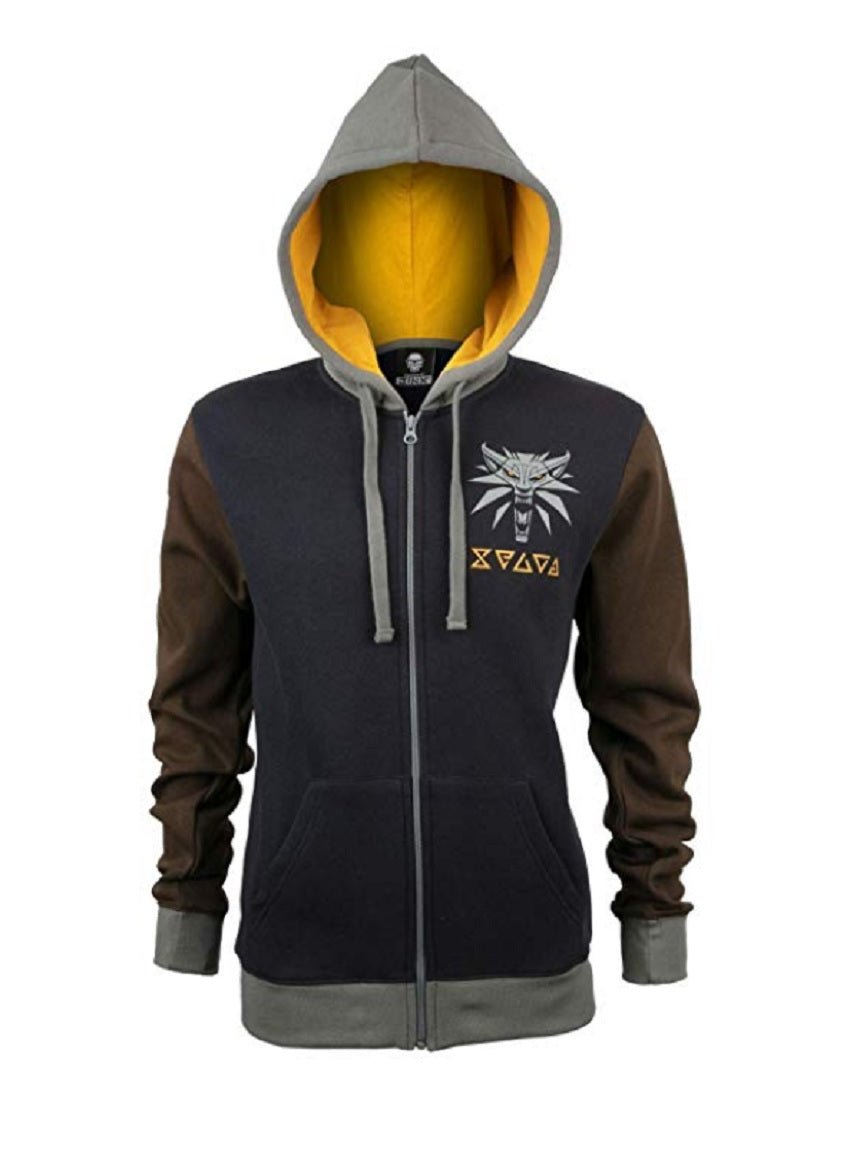 The Witcher 3 Runestone Adult Zip - Up Hoodie - Fundom