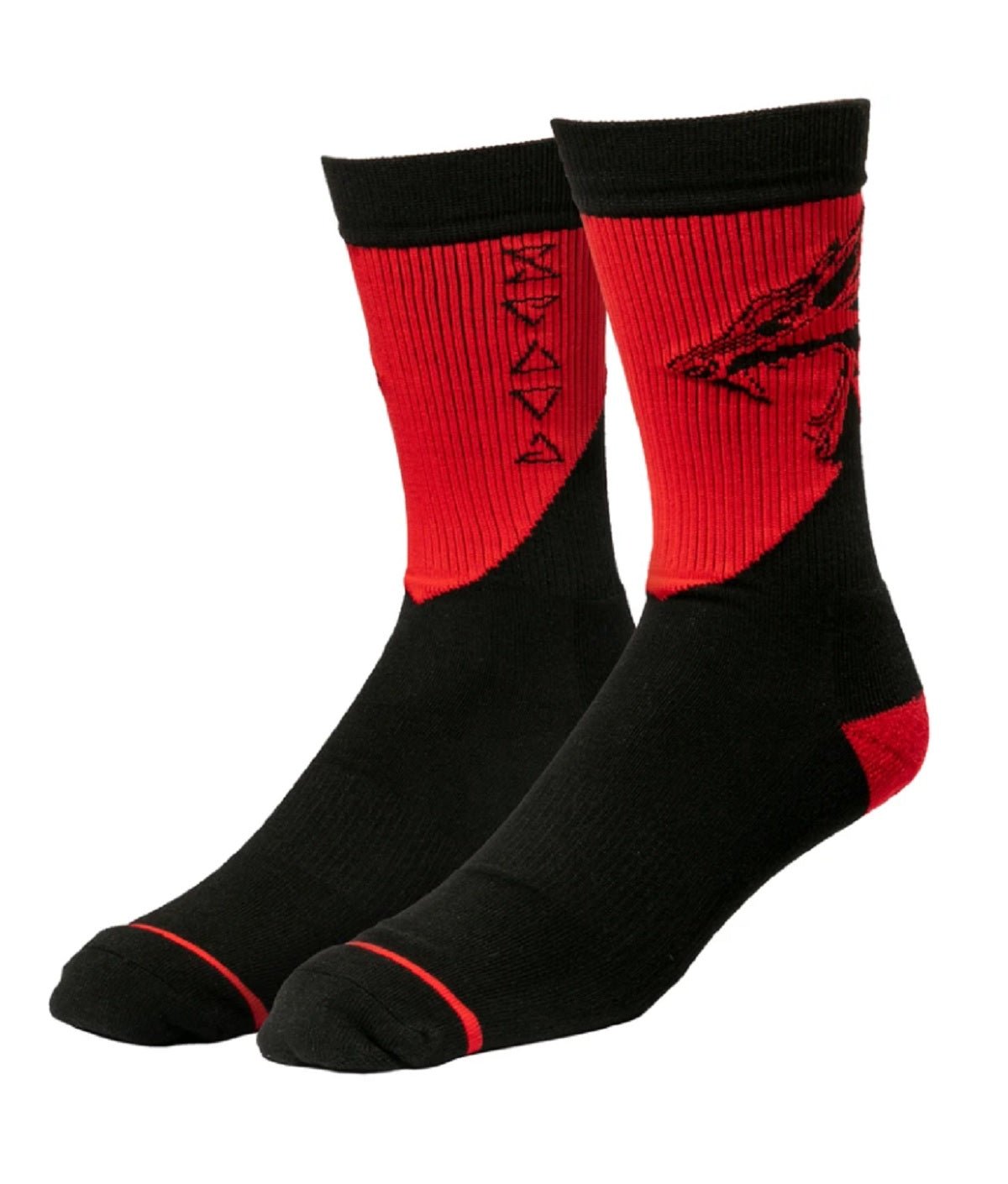 The Witcher 3 Wolf Attack Gamer Crew Socks - Fundom