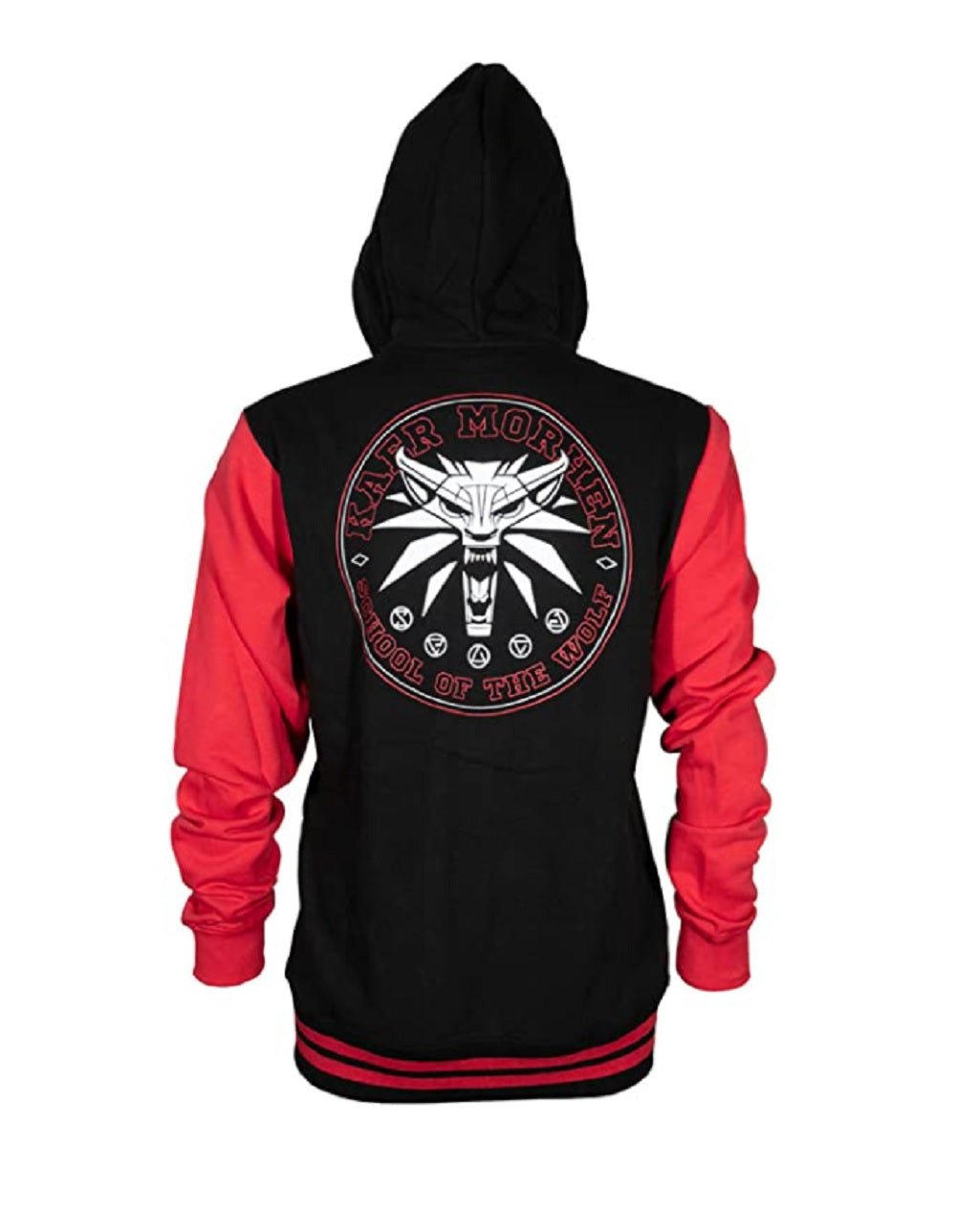 The Witcher 3 Wolf School Pride Men's Gamer Zip - Up Hoodie - Fundom