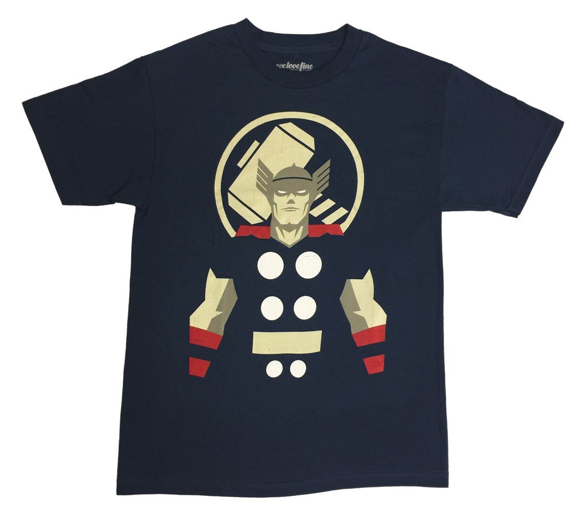 Thor Minimal Marvel Comics Adult T-Shirt - Fundom