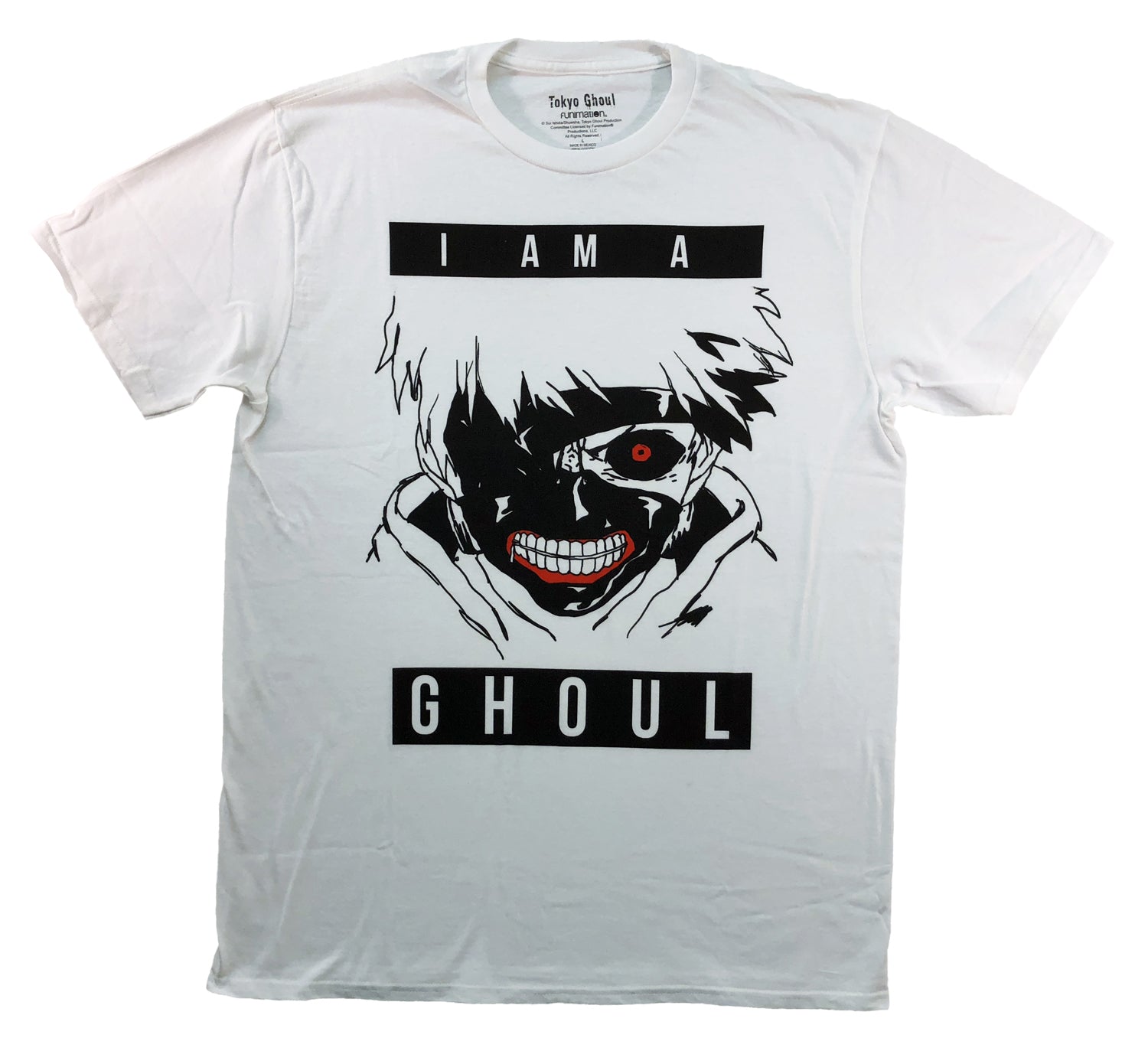 Tokyo Ghoul Ken Kaneki I Am A Ghoul Adult T-Shirt - Fundom