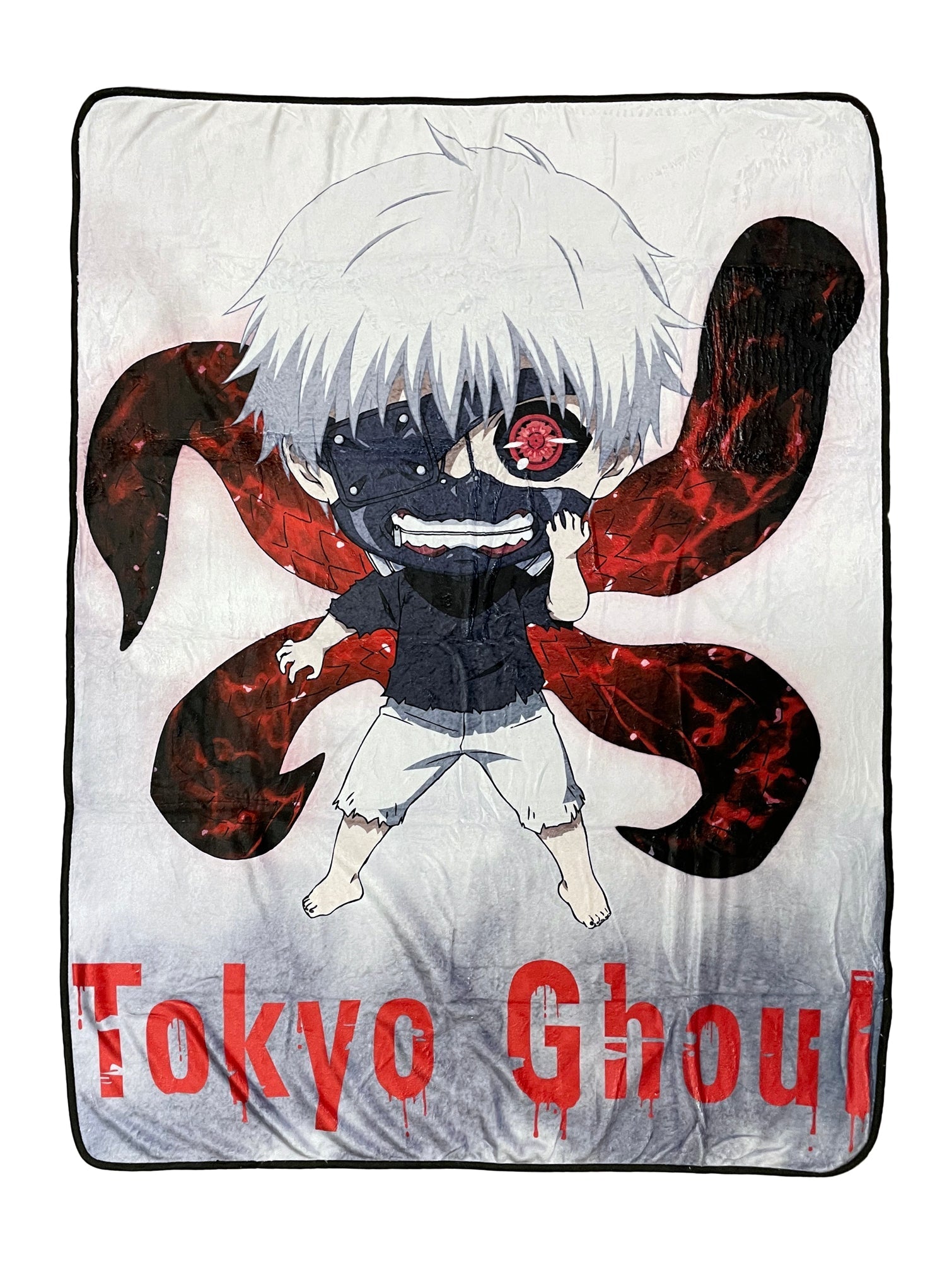 Tokyo Ghoul SD Ken Kaneki Anime Fleece Throw Blanket - Fundom