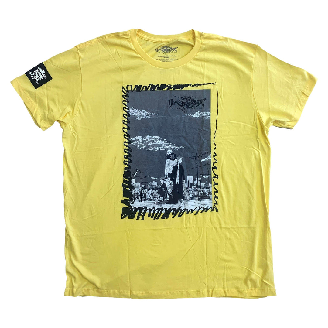Tokyo Revengers Poster Yellow Anime Adult T-Shirt - Fundom