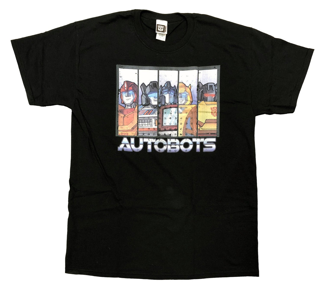 Transformers Autobots Heroes 5 Panel Adult T-Shirt - Fundom