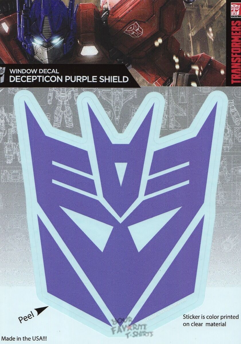 Transformers Decepticon Purple Logo Decal Car Window Laptop Tablet - Fundom
