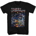 Transformers Retro Scene 80's Cartoon Toy Officially Licensed Adult T-Shirt - Fundom