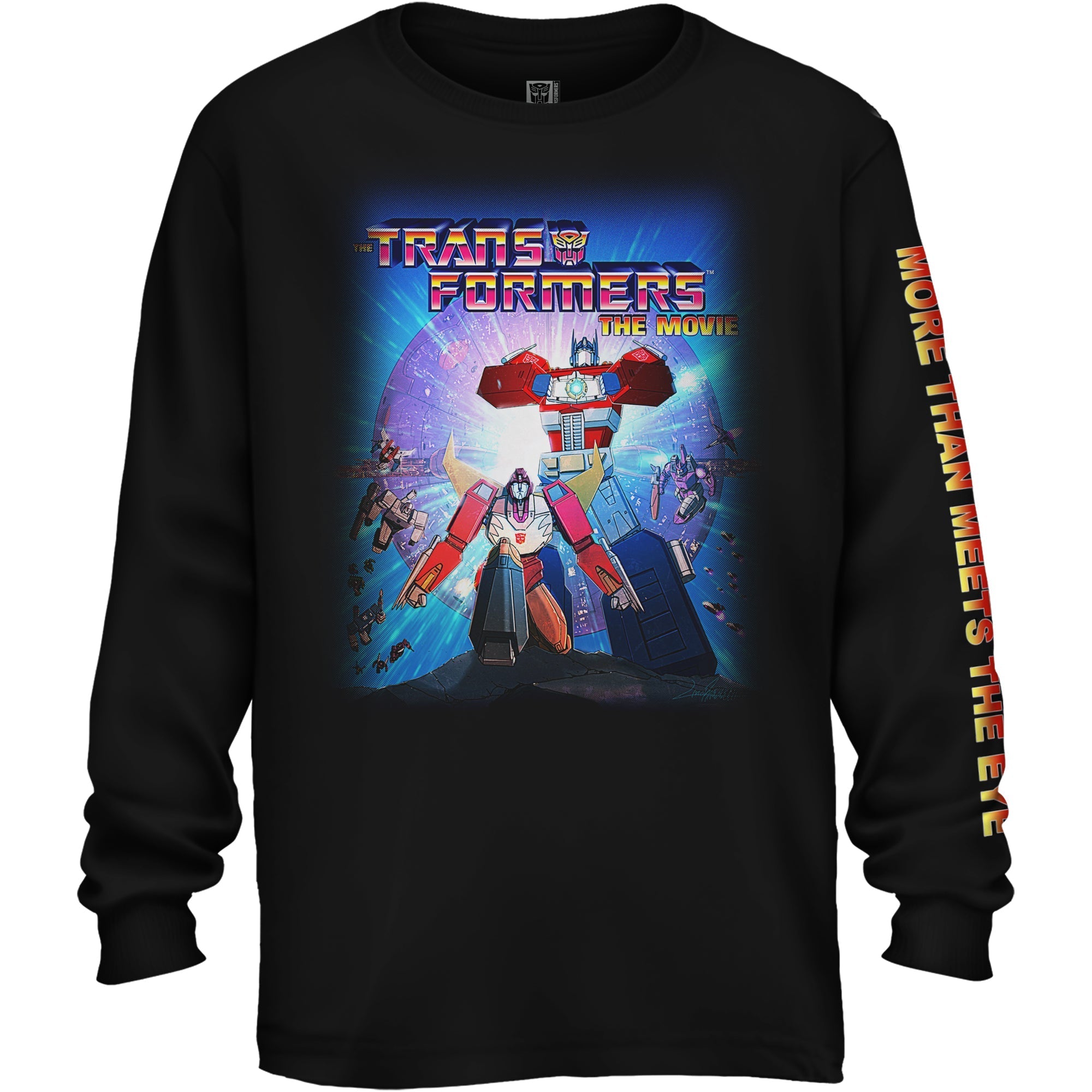 Transformers The Movie Anniversary Cover Adult T-Shirt - Fundom