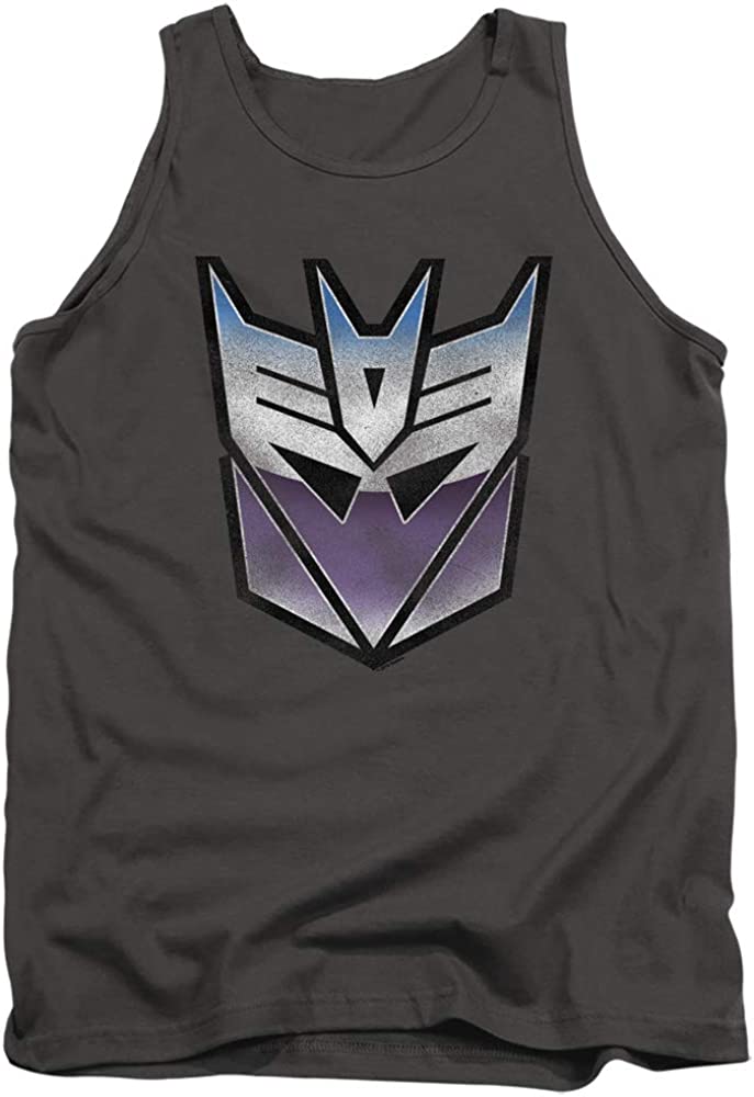 Transformers Vintage Decepticon Logo Licensed Adult Unisex Tank Top - Fundom