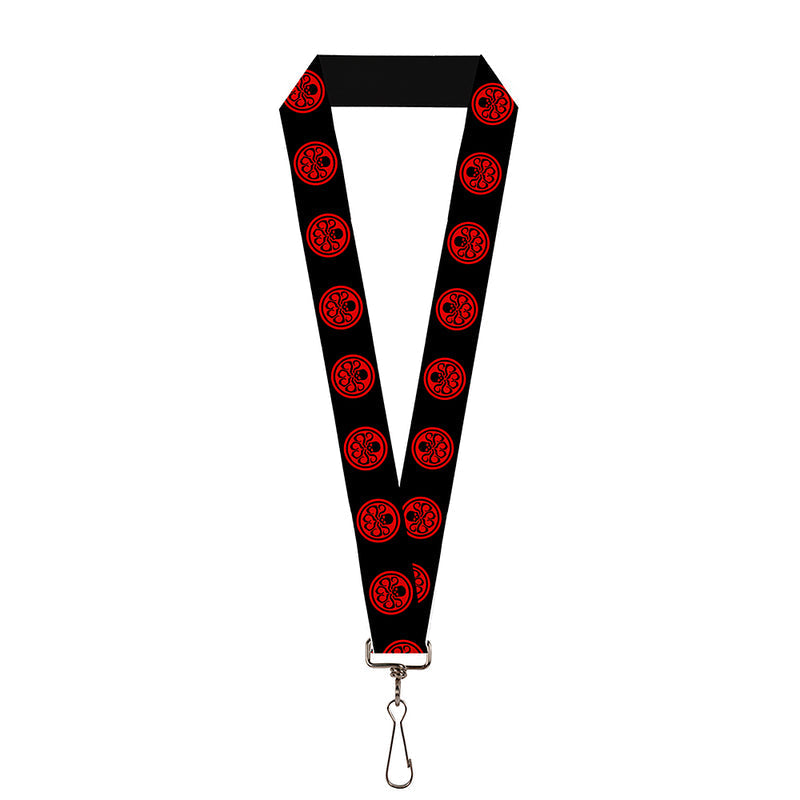 Marvel Comics Hydra Symbol Lanyard Neck Strap Id Holder