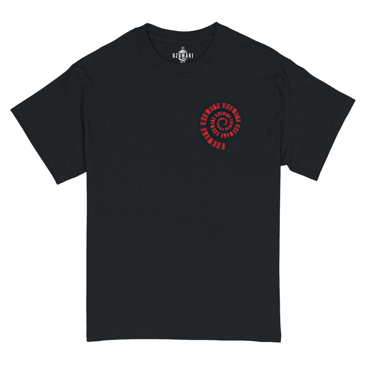 Uzumaki - Spiral Blur Adult T-Shirt - Black - Officially Licensed - Fundom