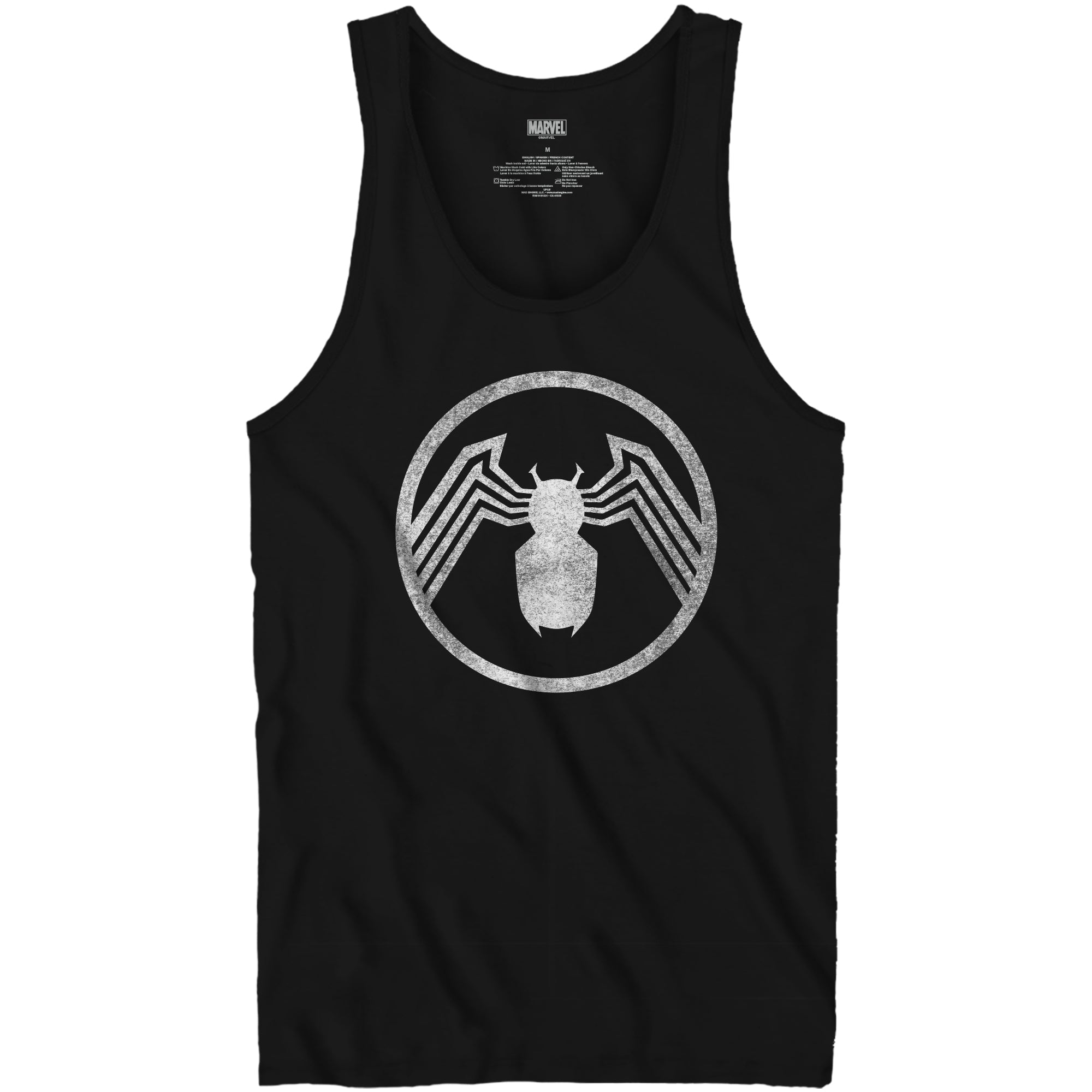 Venom Circle Logo Marvel Comics Adult Tank Top - Fundom