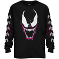 Venom Grin Marvel Comics Adult Long Sleeve T Shirt - Fundom