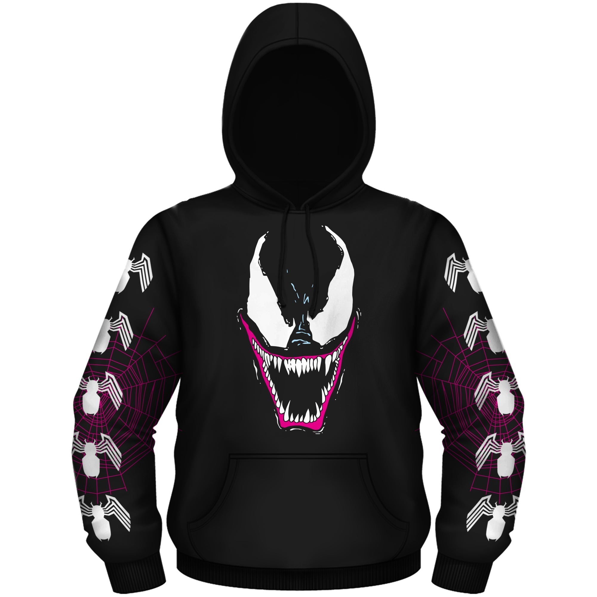 Venom Grin Marvel Comics Officially Licensed Adult Pullover Hoodie - Fundom