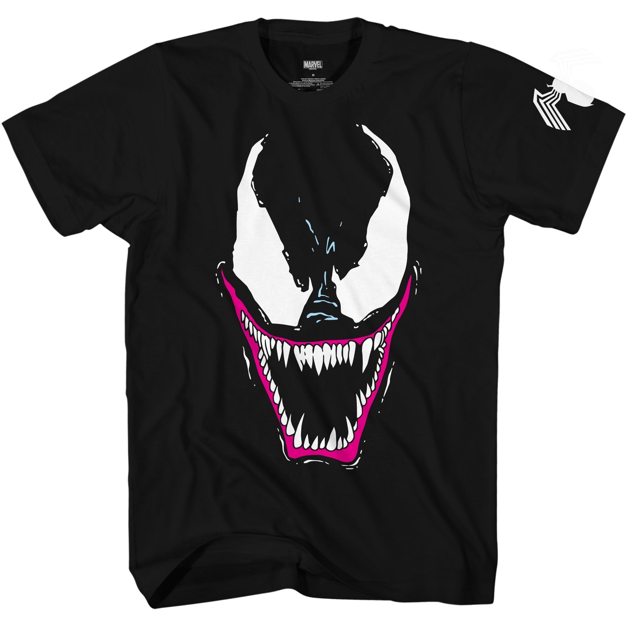 Venom Grin Marvel Comics Officially Licensed Adult T Shirt - Fundom