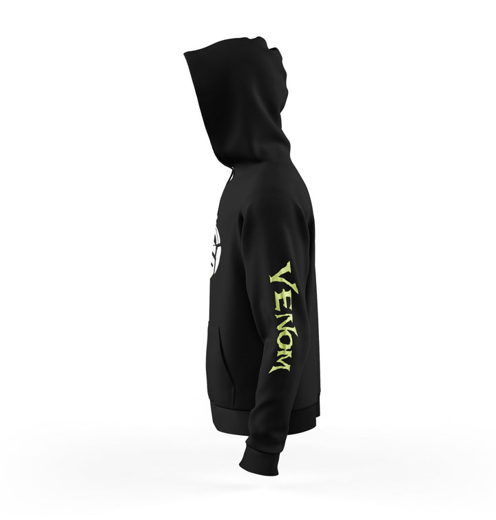 Venom Shatter Symbol With Kanji Marvel Pullover Hoodie - Fundom