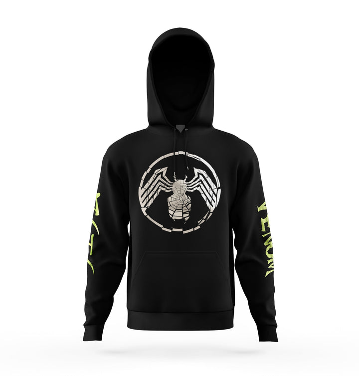 Venom Shatter Symbol With Kanji Marvel Pullover Hoodie - Fundom