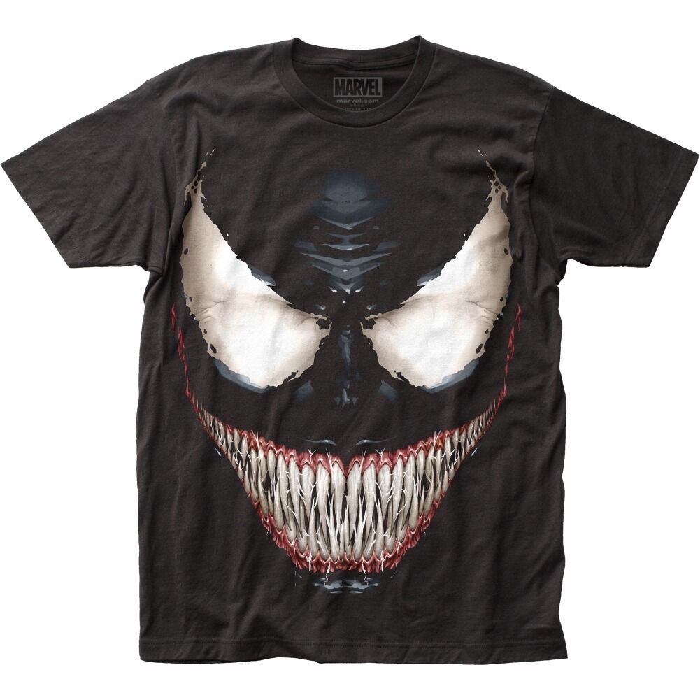 Venom Sinister Smile Marvel Adult T-Shirt - Fundom